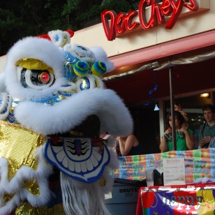 chinese lion dance