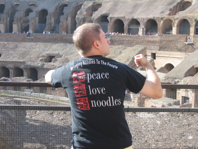 Tshirt inside colosseo